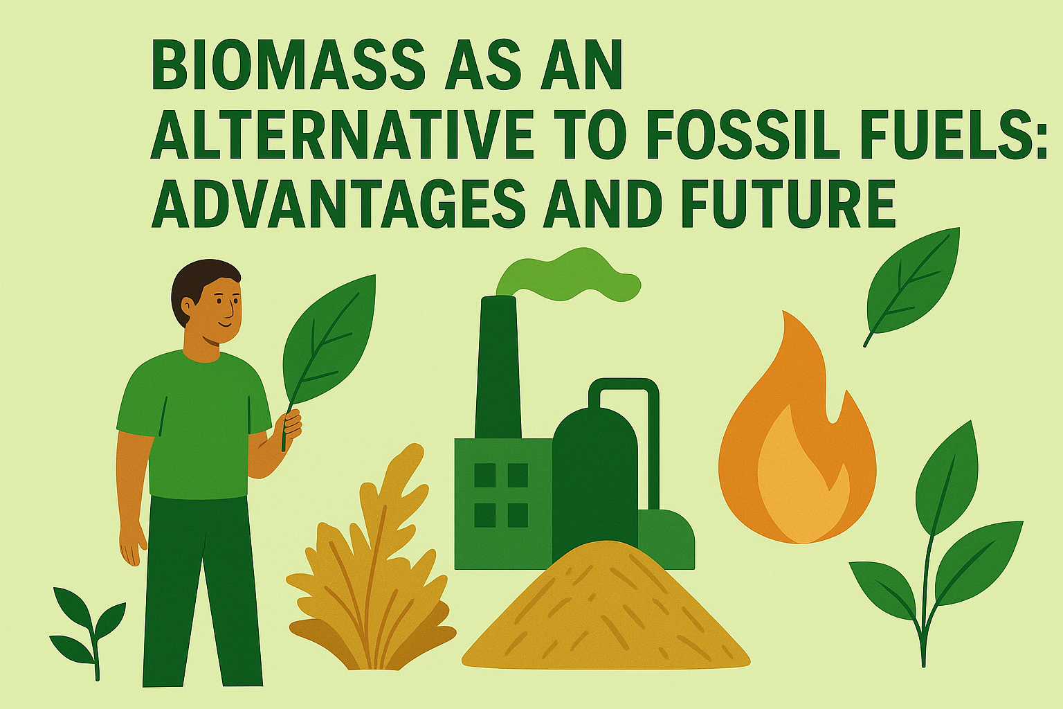 Biomass as an Alternative to Fossil Fuels: Advantages and Future