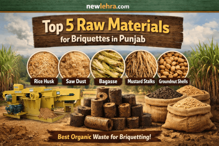 Top 5 Raw Materials for Briquettes in Punjab