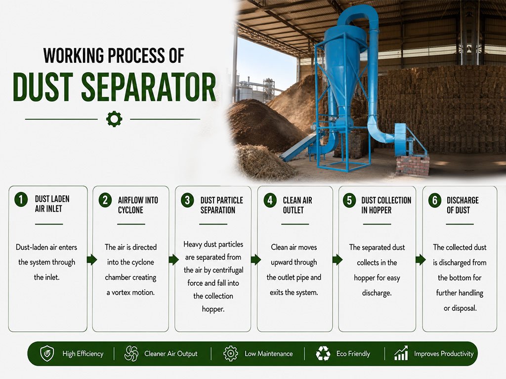 Dust Separator working process